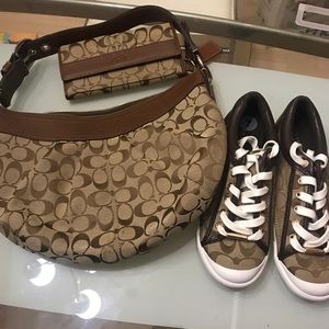 Coach bundle. Includes wallet purse and shoes.